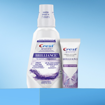 Crest 3D White Toothpaste & Mouthwash