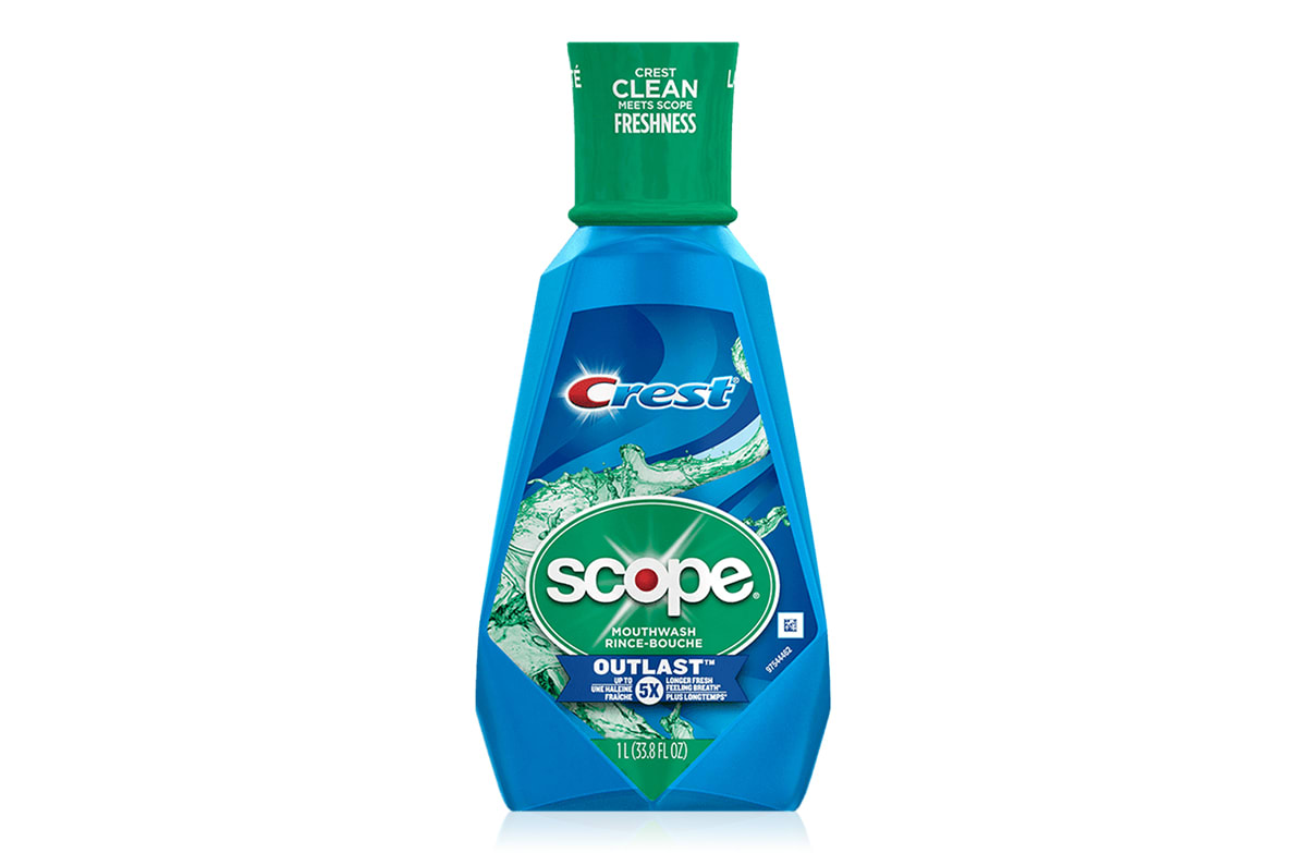 Crest Scope Outlast Peppermint Mouthwash